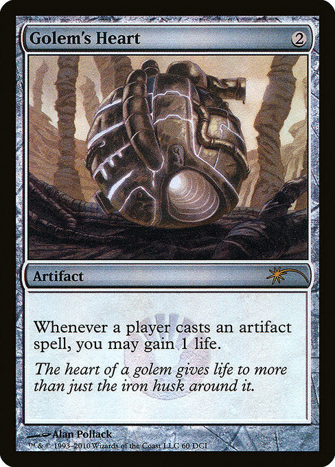 Golem's Heart [Wizards Play Network 2010], MTG Single - Gamers Grove