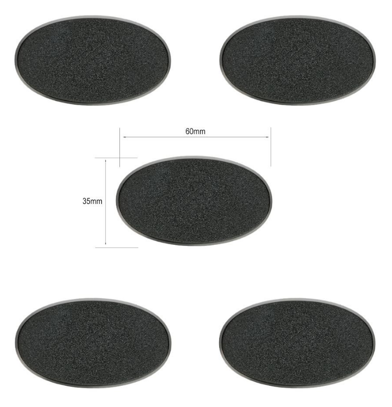 Citadel 60x35mm Oval Bases