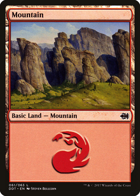Mountain [Duel Decks: Merfolk vs. Goblins], MTG Single - Gamers Grove
