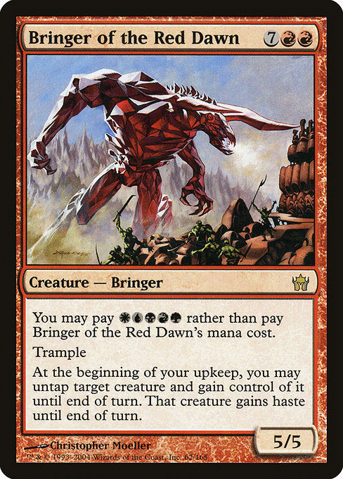 Bringer of the Red Dawn [Fifth Dawn], MTG Single - Gamers Grove