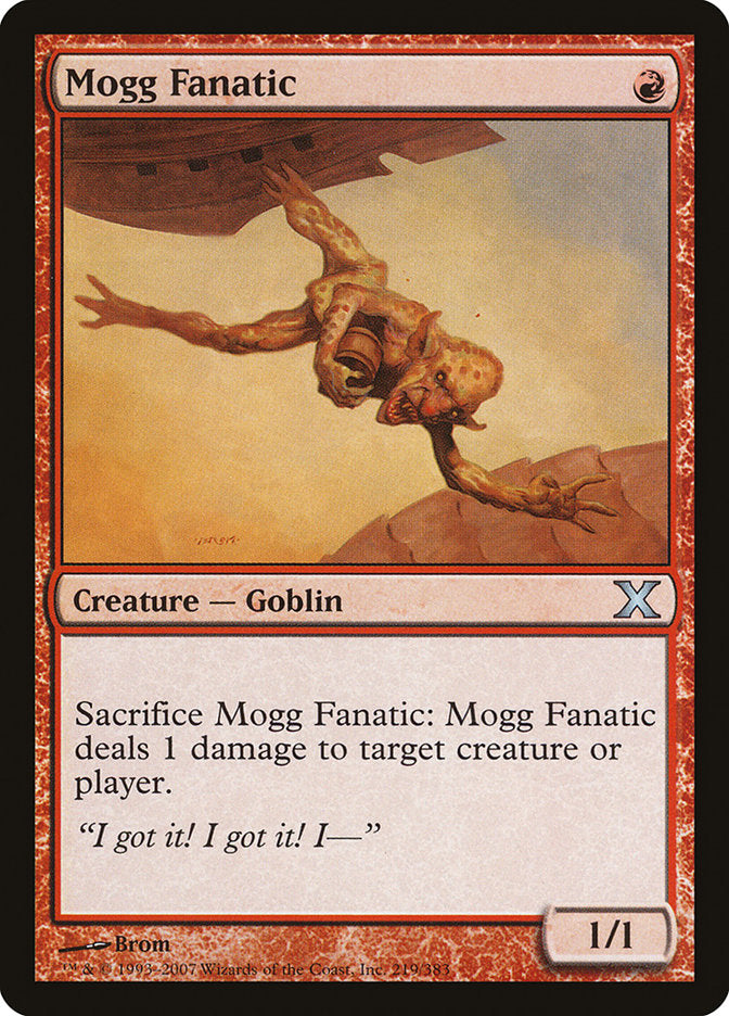Mogg Fanatic [Tenth Edition], MTG Single - Gamers Grove