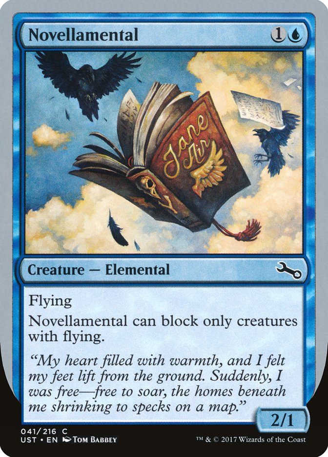 Novellamental ("My heart filled with warmth...") [Unstable], MTG Single - Gamers Grove