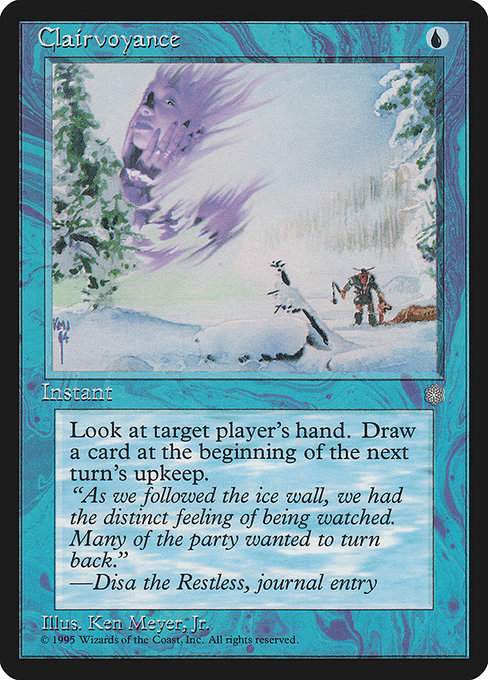 Clairvoyance [Ice Age], MTG Single - Gamers Grove