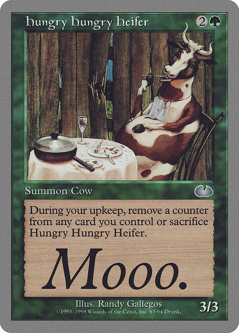 Hungry Hungry Heifer [Unglued], MTG Single - Gamers Grove