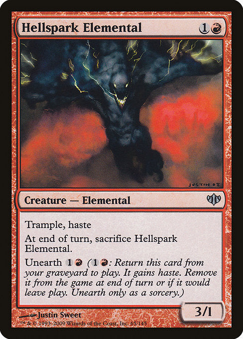 Hellspark Elemental [Conflux], MTG Single - Gamers Grove