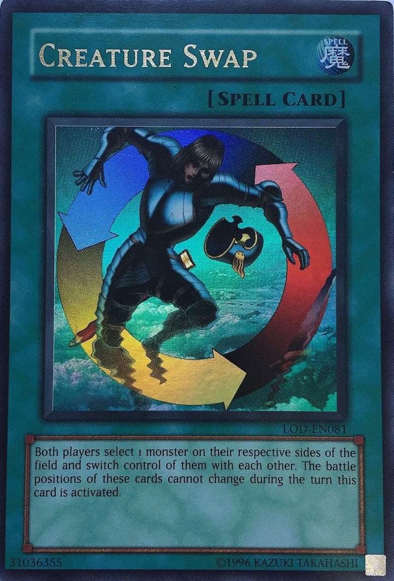 rare swap cards Creature Swap (Secret Rare) - Speed Duel: Streets of Battle City