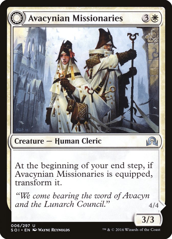 Avacynian Missionaries // Lunarch Inquisitors [Shadows over Innistrad], MTG Single - Gamers Grove