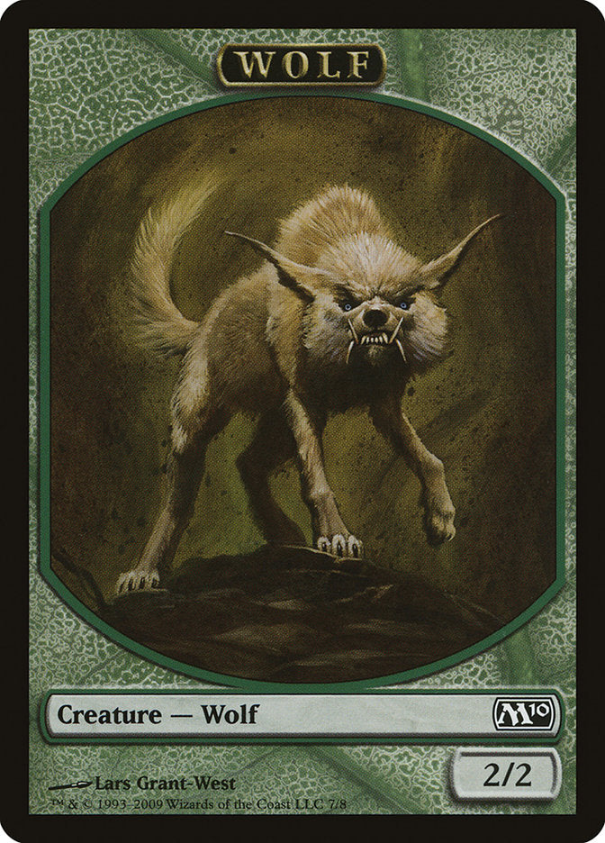 Wolf [Magic 2010 Tokens], MTG Single - Gamers Grove