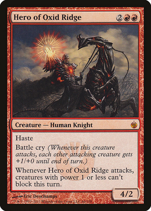 Hero of Oxid Ridge [Mirrodin Besieged], MTG Single - Gamers Grove