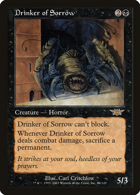 Drinker of Sorrow [Legions], MTG Single - Gamers Grove