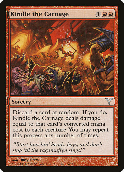 Kindle the Carnage [Dissension], MTG Single - Gamers Grove