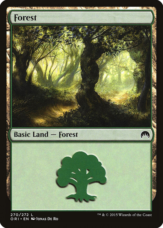 Forest (270) [Magic Origins], MTG Single - Gamers Grove