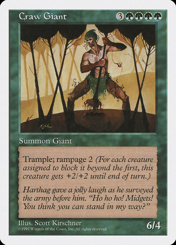 Craw Giant [Fifth Edition], MTG Single - Gamers Grove