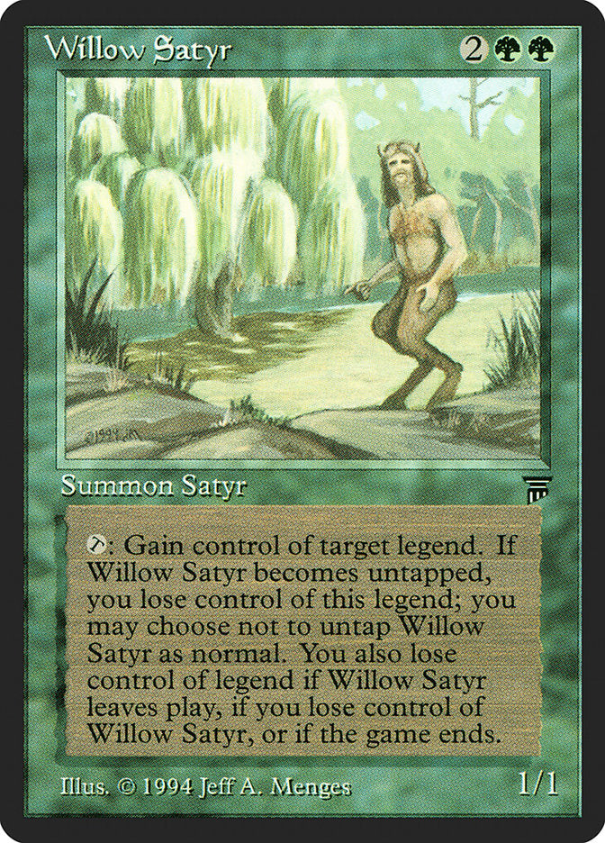 Willow Satyr [Legends], MTG Single - Gamers Grove