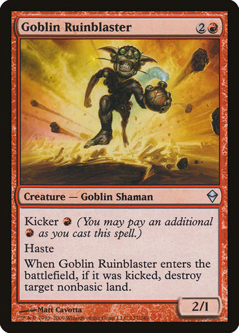 Goblin Ruinblaster [Zendikar], MTG Single - Gamers Grove