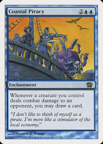 Coastal Piracy [Eighth Edition], MTG Single - Gamers Grove