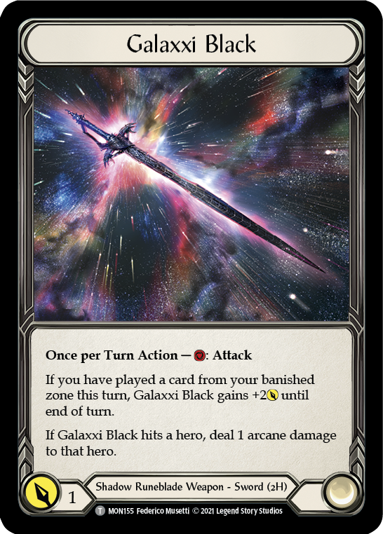Soul Shackle // Galaxxi Black [MON186 // MON155] 1st Edition Normal
