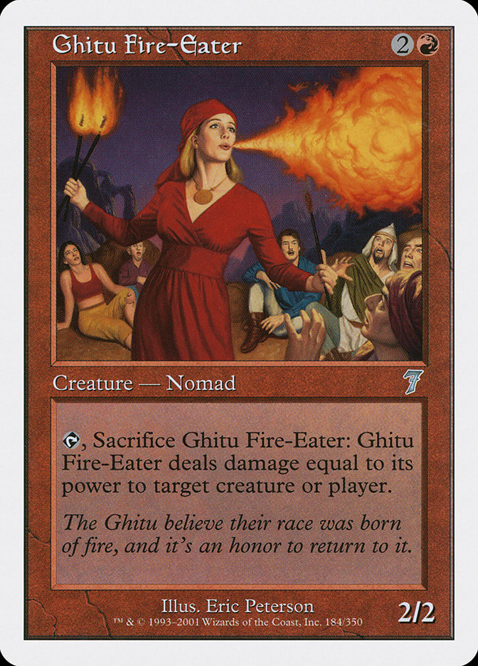 Ghitu Fire-Eater [Seventh Edition], MTG Single - Gamers Grove