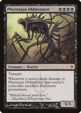 Phyrexian Obliterator [New Phyrexia], MTG Single - Gamers Grove