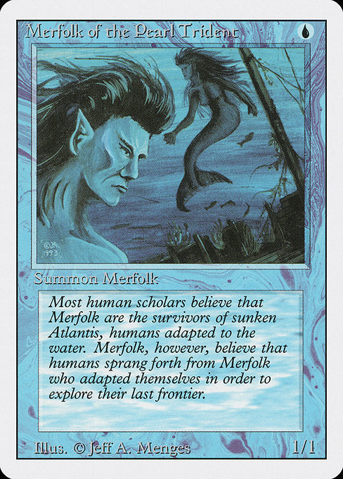 Merfolk of the Pearl Trident [Revised Edition], MTG Single - Gamers Grove