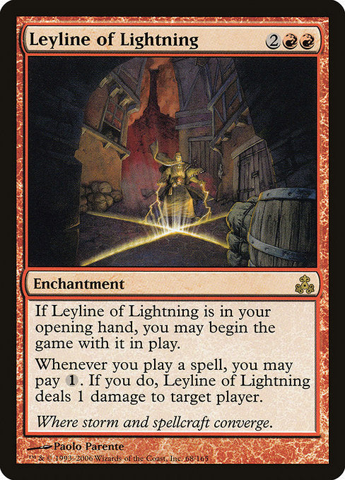 Leyline of Lightning [Guildpact], MTG Single - Gamers Grove