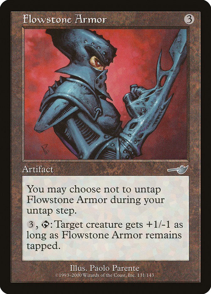 Flowstone Armor [Nemesis], MTG Single - Gamers Grove