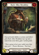 Back Alley Breakline (Red) [ARC176] Unlimited Edition Rainbow Foil