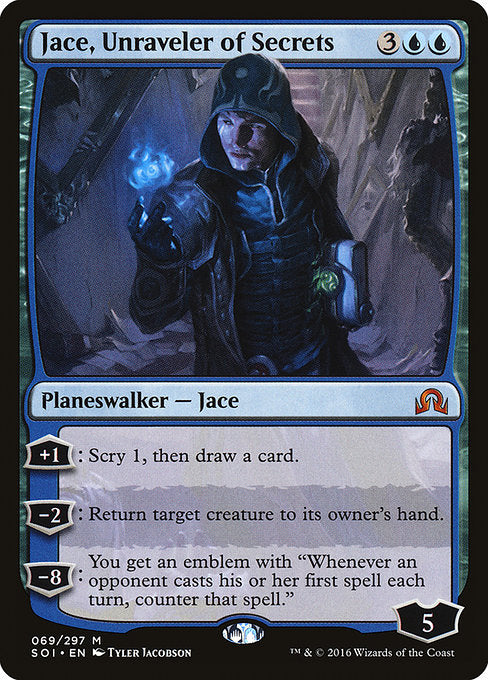 Jace, Unraveler of Secrets [Shadows over Innistrad], MTG Single - Gamers Grove