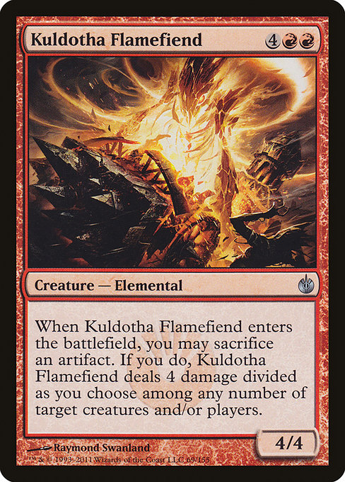 Kuldotha Flamefiend [Mirrodin Besieged], MTG Single - Gamers Grove