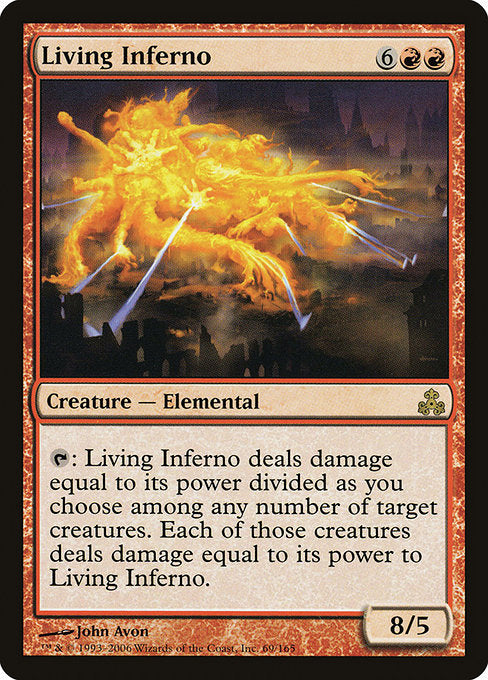 Living Inferno [Guildpact], MTG Single - Gamers Grove