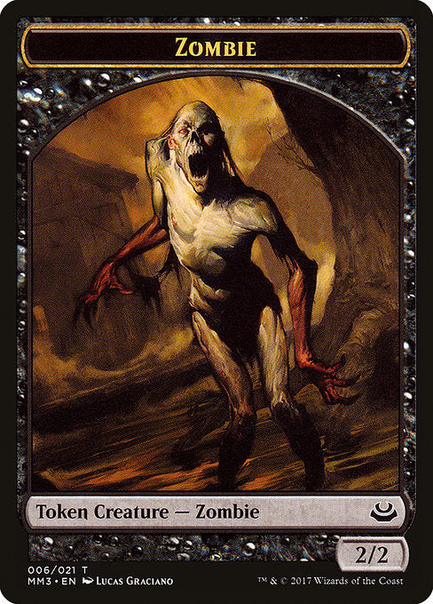Zombie [Modern Masters 2017 Tokens], MTG Single - Gamers Grove