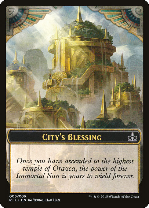 City's Blessing [Rivals of Ixalan Tokens]