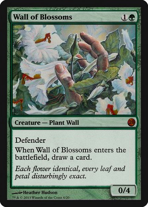 Wall of Blossoms [From the Vault: Twenty], MTG Single - Gamers Grove