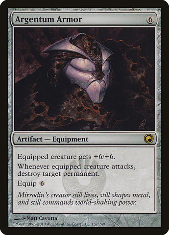 Argentum Armor [Scars of Mirrodin], MTG Single - Gamers Grove