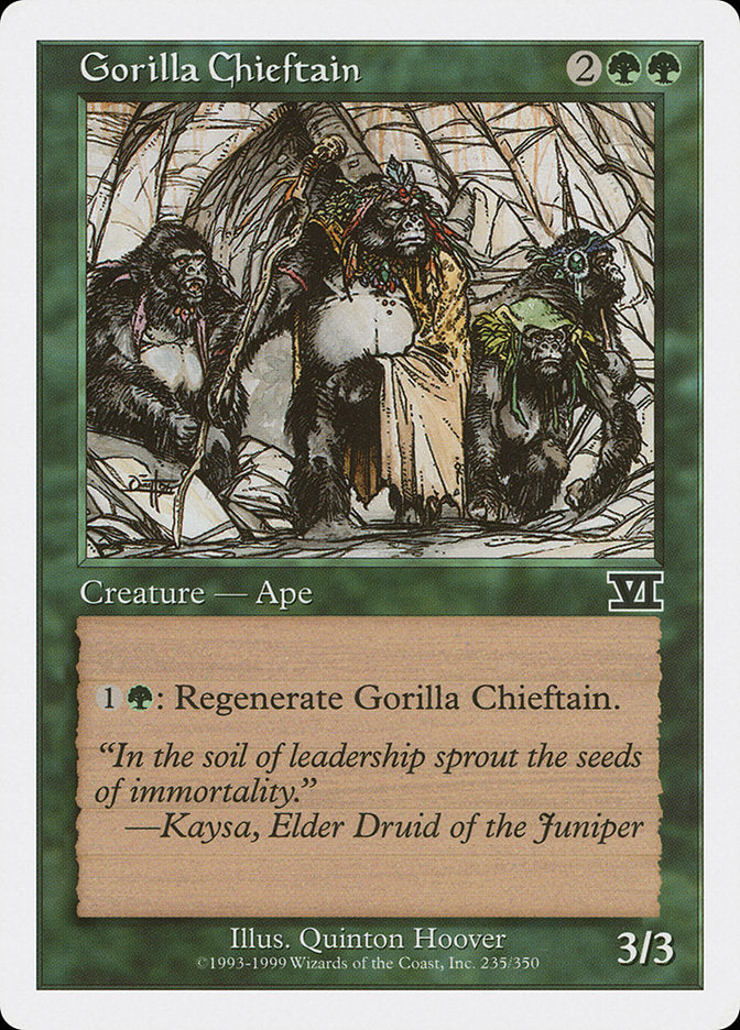 Gorilla Chieftain [Classic Sixth Edition], MTG Single - Gamers Grove