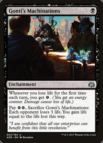 Gonti's Machinations [Aether Revolt]