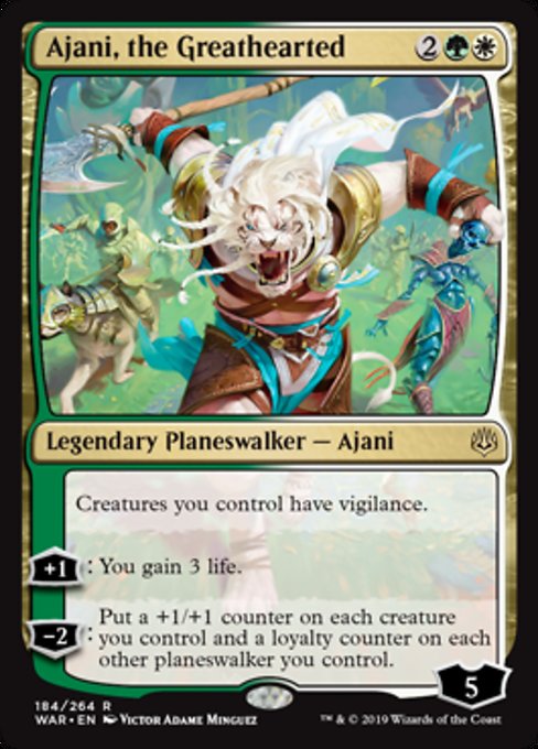 Ajani, the Greathearted [War of the Spark]