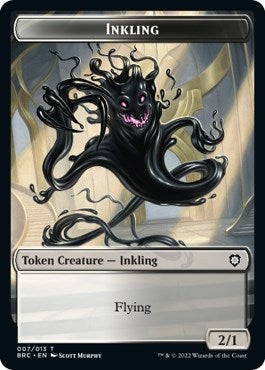 Mishra's Warform // Inkling Double-Sided Token [The Brothers' War Commander Tokens]