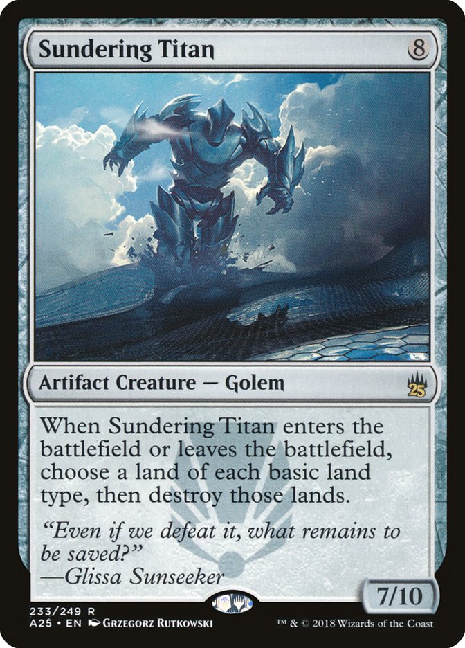 Sundering Titan [Masters 25], MTG Single - Gamers Grove