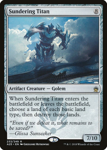 Sundering Titan [Masters 25], MTG Single - Gamers Grove