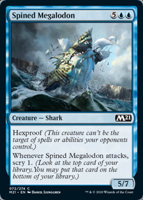 Spined Megalodon [Core Set 2021]