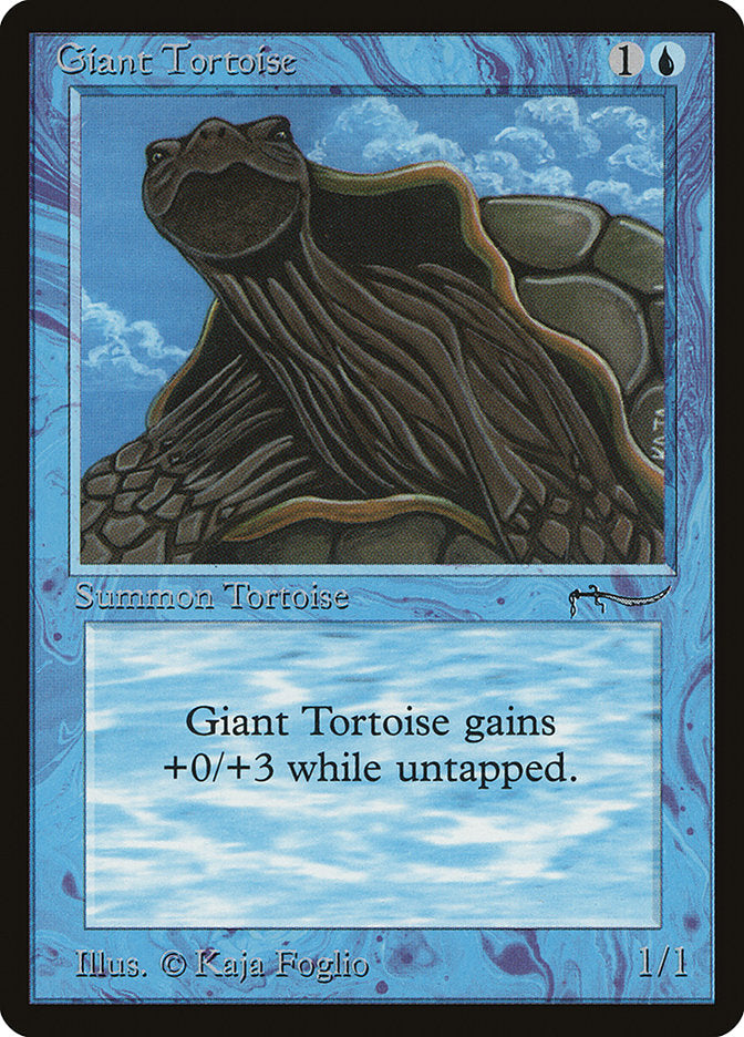 Giant Tortoise (Light Mana Cost) [Arabian Nights], MTG Single - Gamers Grove