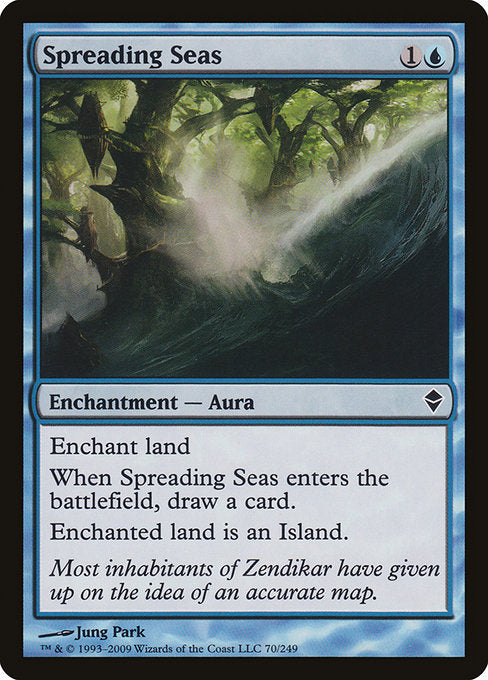 Spreading Seas [Zendikar], MTG Single - Gamers Grove