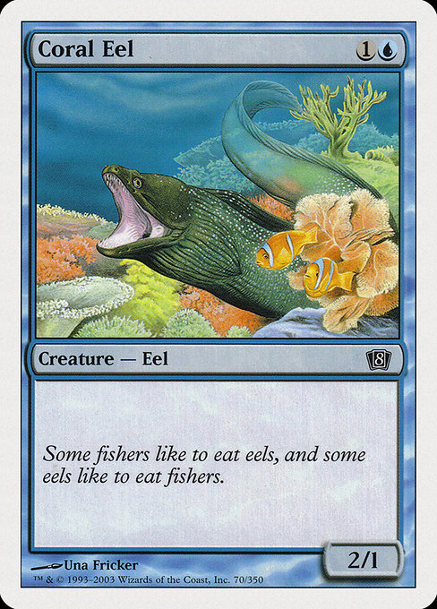 Coral Eel [Eighth Edition], MTG Single - Gamers Grove