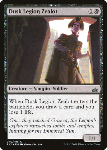 Dusk Legion Zealot [Rivals of Ixalan], MTG Single - Gamers Grove