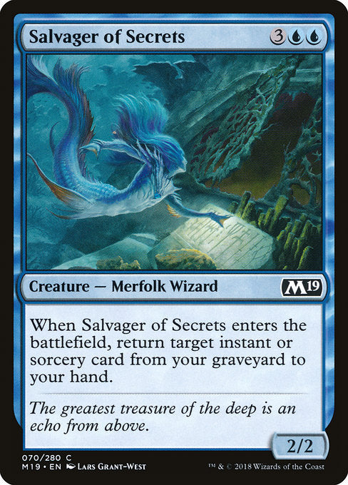 Salvager of Secrets [Core Set 2019], MTG Single - Gamers Grove