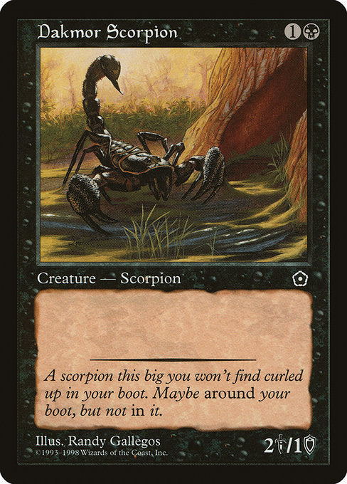 Dakmor Scorpion [Portal Second Age], MTG Single - Gamers Grove