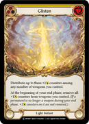 Glisten (Yellow) (Rainbow Foil) [U-MON070-RF] Unlimited Edition Rainbow Foil