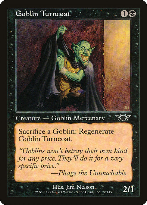 Goblin Turncoat [Legions], MTG Single - Gamers Grove
