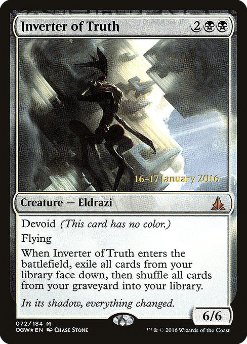 Inverter of Truth [Oath of the Gatewatch Promos], MTG Single - Gamers Grove